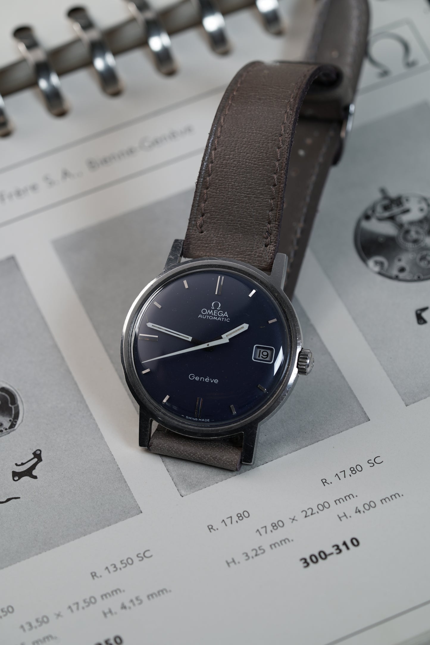 OMEGA BLU DIAL RARO