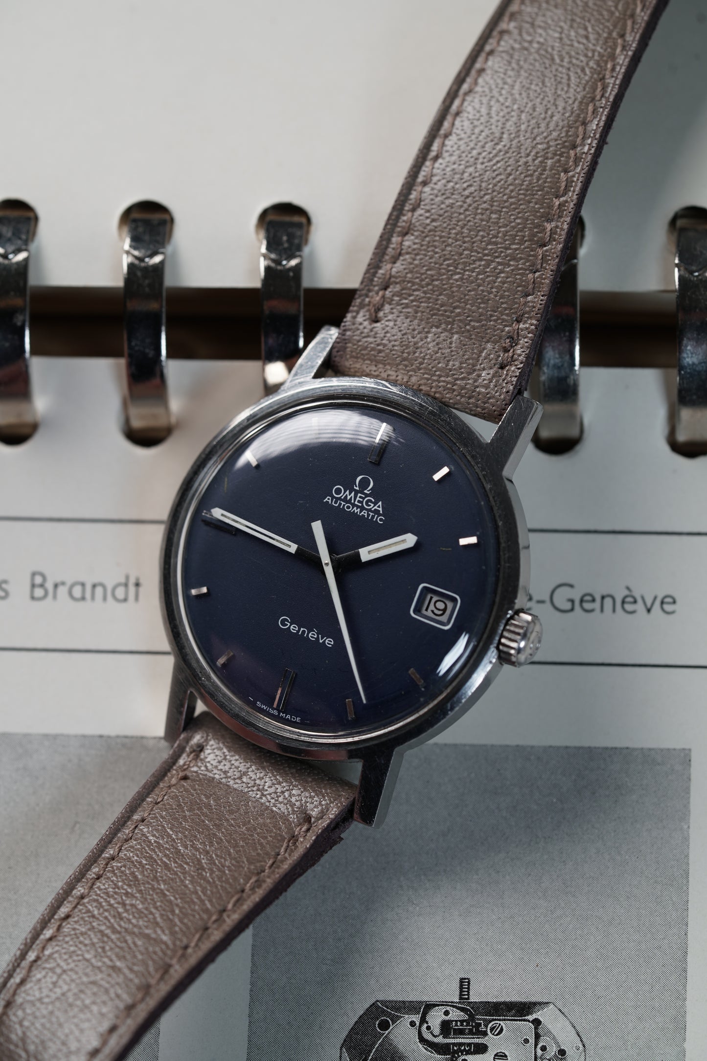 OMEGA BLU DIAL RARO