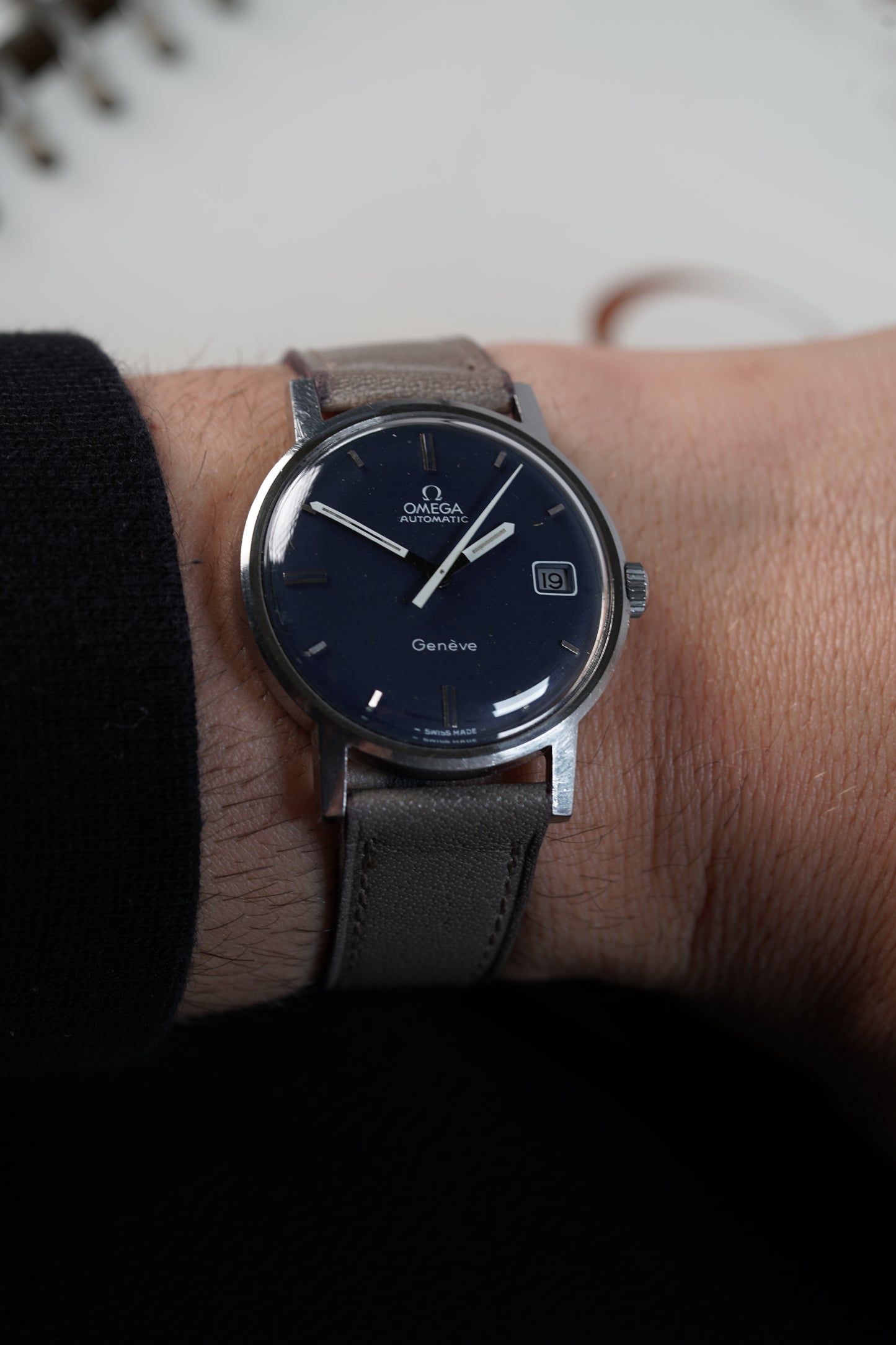 OMEGA BLU DIAL RARO