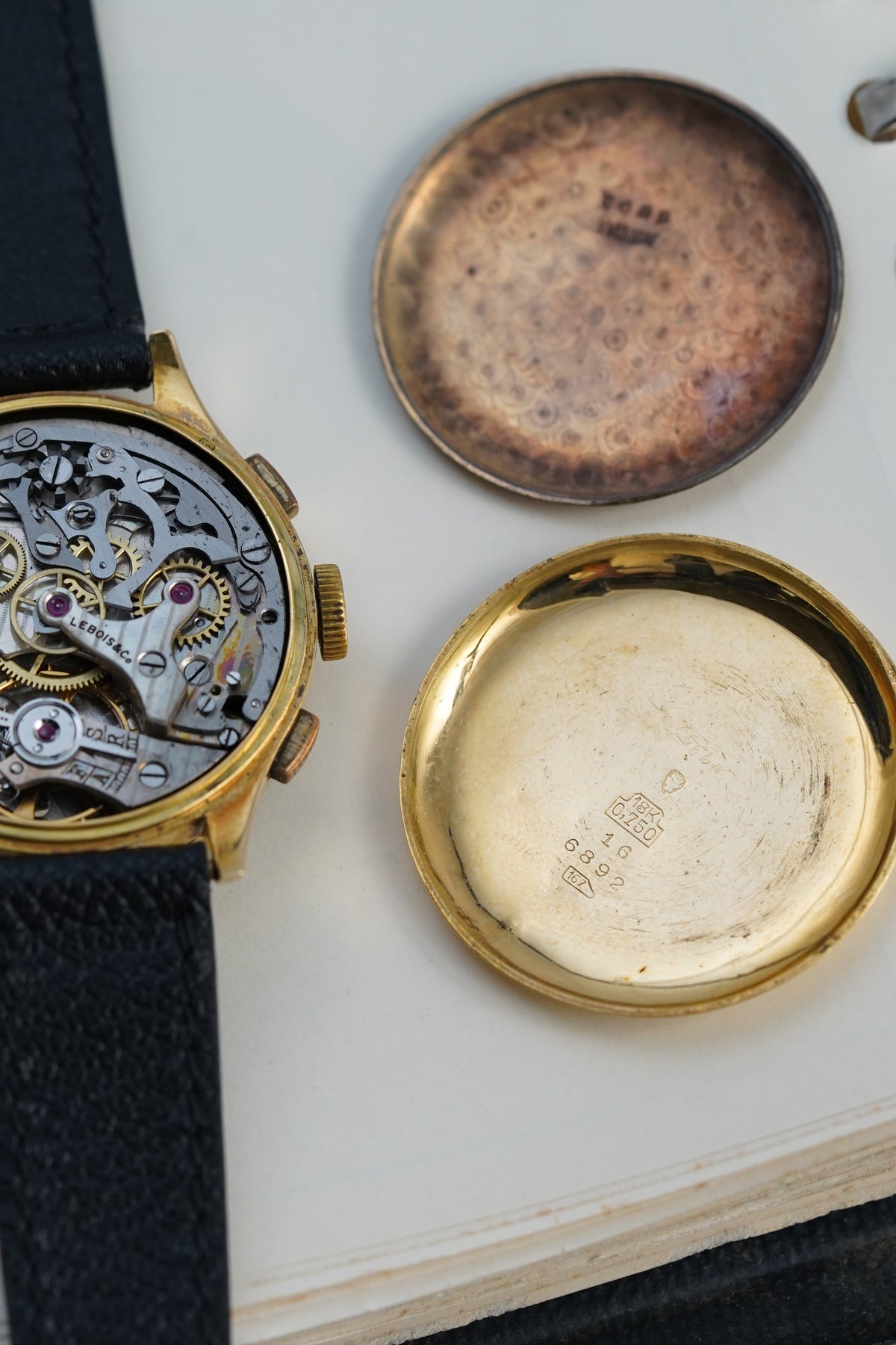 LEBOIS CHRONO 18KT