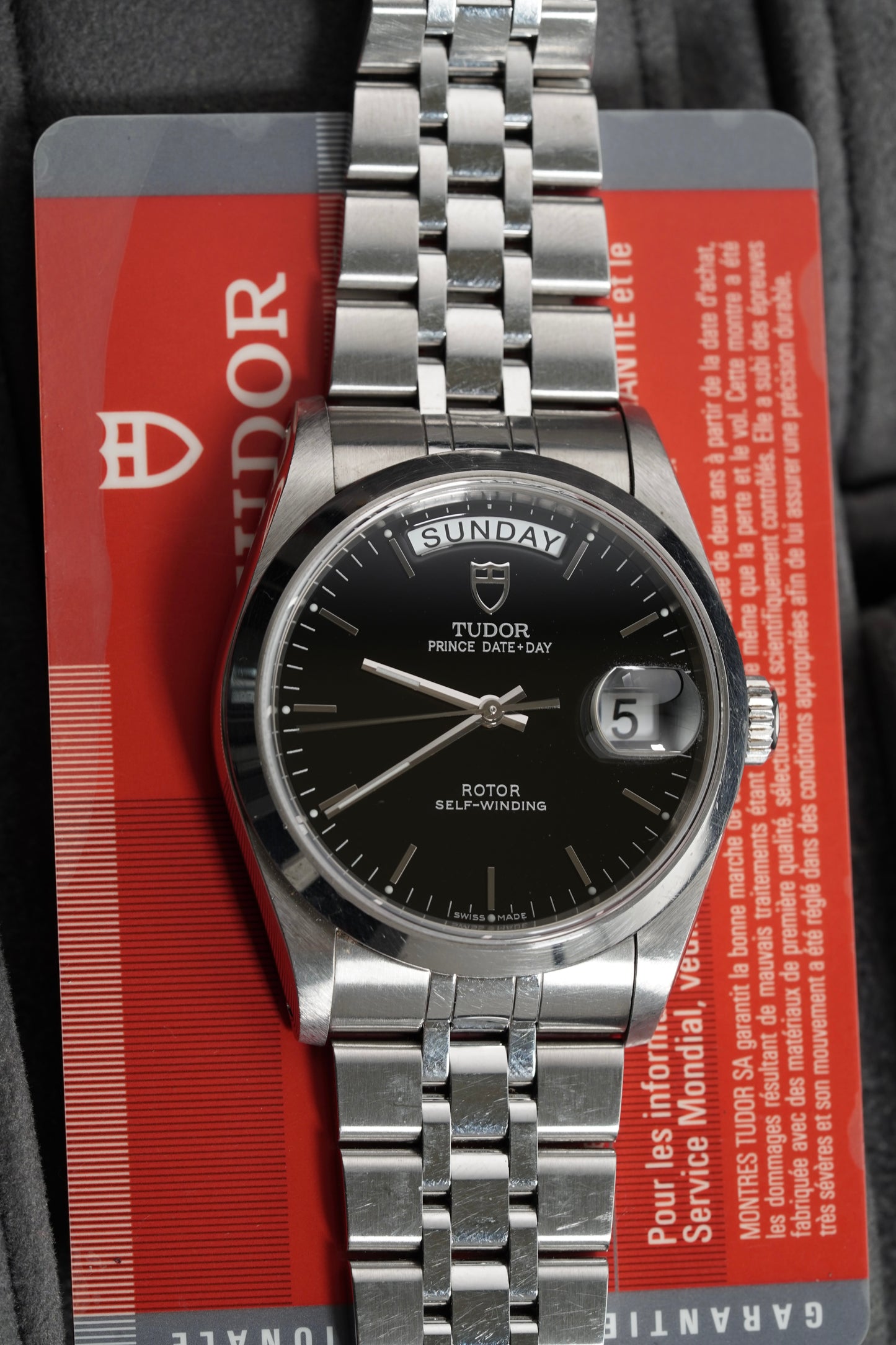 TUDOR PRINCE DAY DATE
