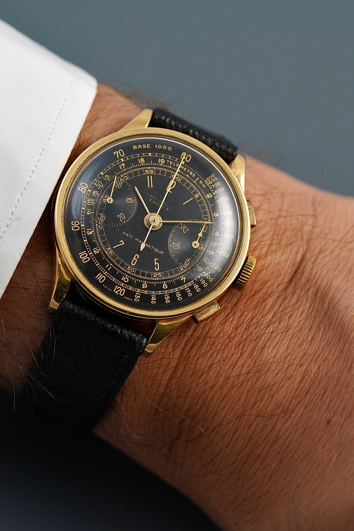 LEBOIS CHRONO 18KT
